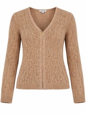 Vintage St. John Knit Zip Up Cardigan Sweater Small
